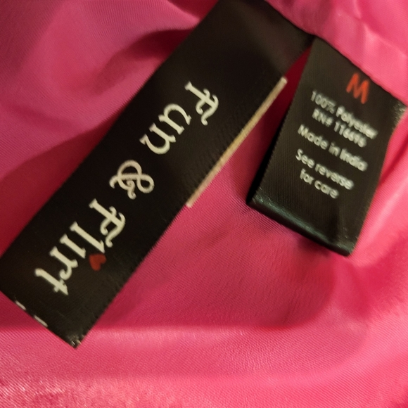 High-low silky ruffled dress - Size Medium - Picture 3 of 5